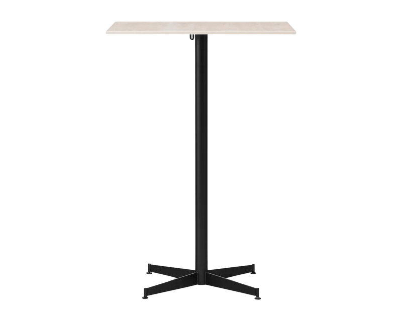 Nook Bar Table - Audo Copenhagen Tables + Desks - Ø24 in - Olive - Estremoz Marble - HORNE