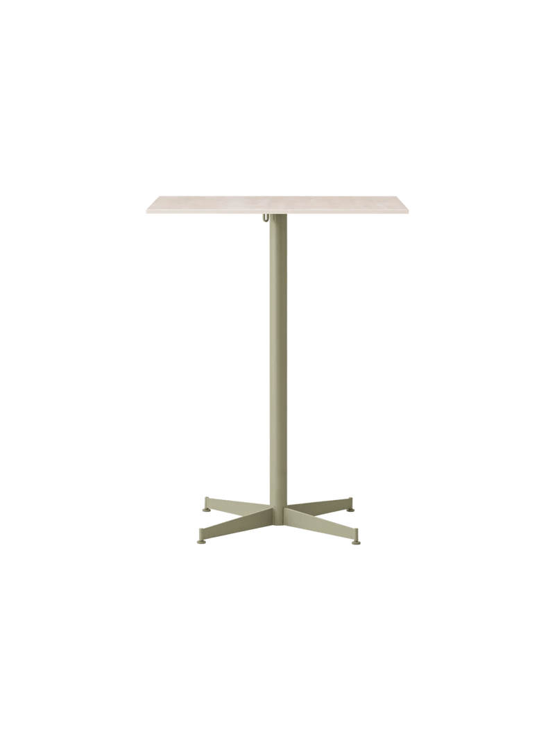 Nook Counter Table - Audo Copenhagen Tables + Desks - Ø24 in - Olive - Estremoz Marble - HORNE