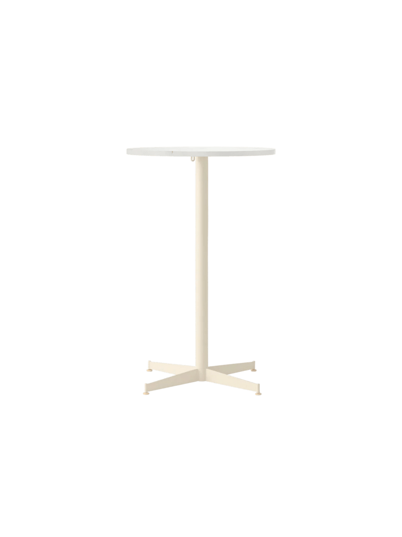 Nook Counter Table - Audo Copenhagen Tables + Desks - Ø24 in - Olive - Estremoz Marble - HORNE