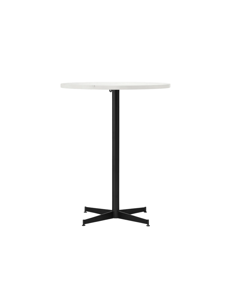 Nook Counter Table - Audo Copenhagen Tables + Desks - Ø24 in - Olive - Estremoz Marble - HORNE