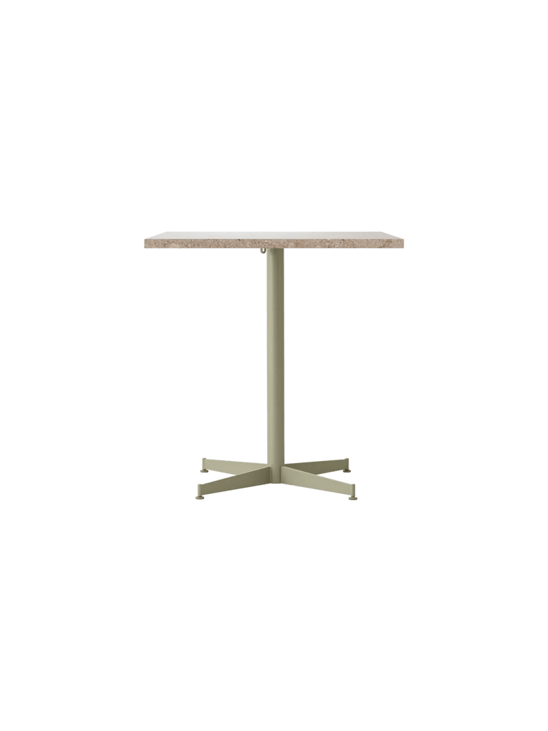 Nook Dining Table - Audo Copenhagen Tables + Desks - Ø24 in - Olive - Estremoz Marble - HORNE
