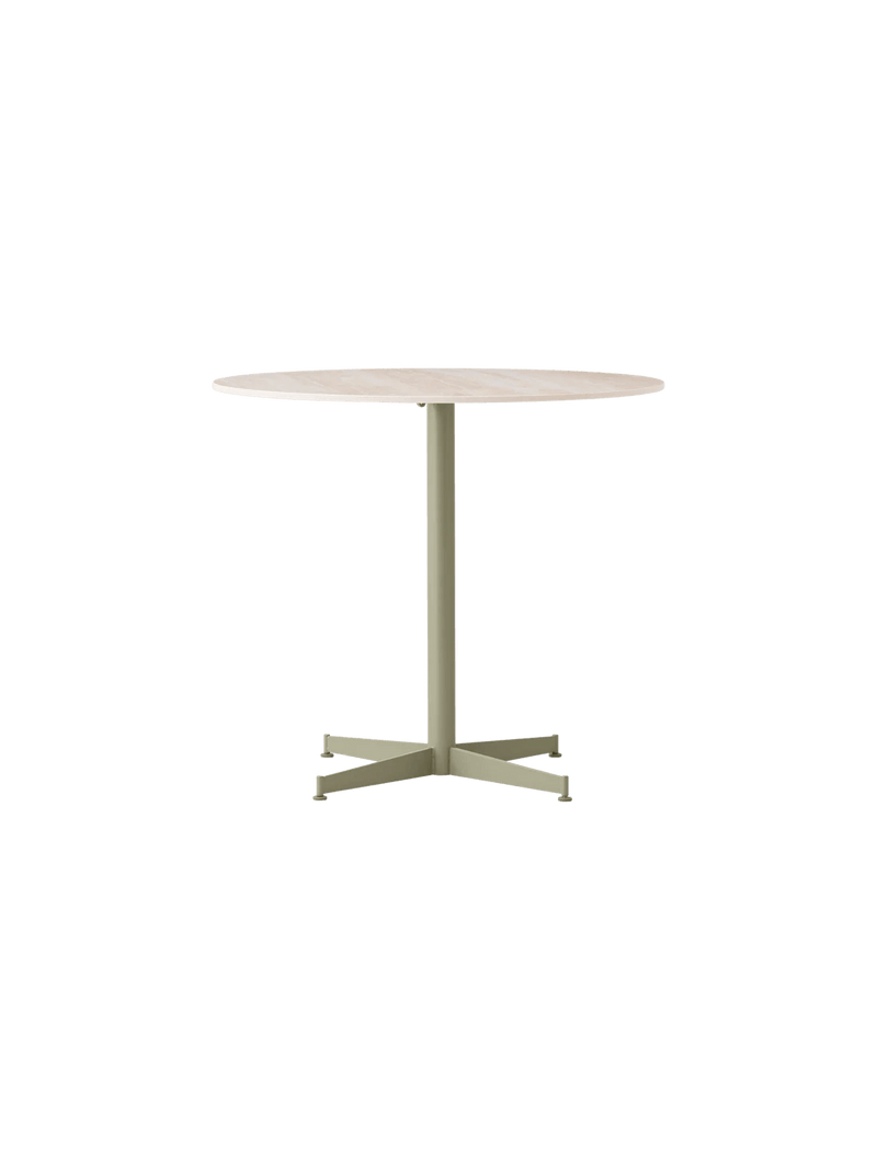 Nook Dining Table - Audo Copenhagen Tables + Desks - Ø24 in - Olive - Estremoz Marble - HORNE