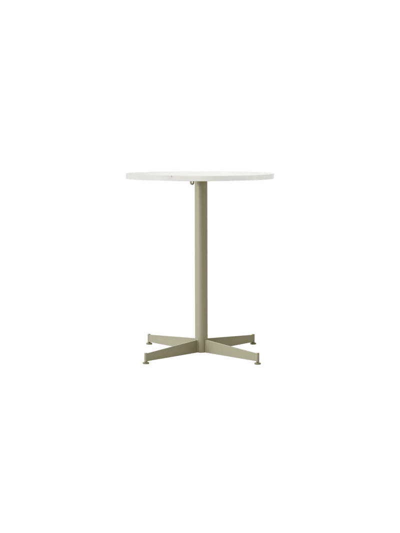 Nook Dining Table - Audo Copenhagen Tables + Desks - Ø24 in - Olive - Estremoz Marble - HORNE