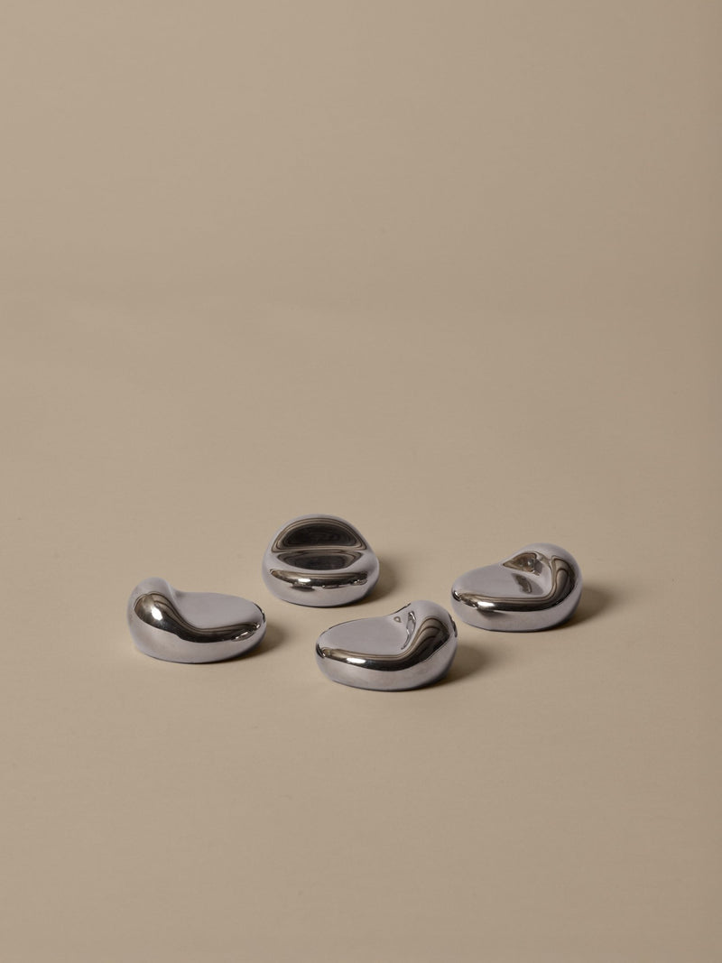 Nube Planter Feet - Set of 4 - Ferm Living Kitchen + Table Linens - Carob Brown - HORNE