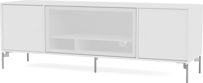 Octave III TV Table - With Legs - Montana - Sideboards + Cabinets - Anthracite - Matte Chrome - HORNE