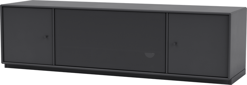 Octave III TV Table - With Plinth Base - Montana - Sideboards + Cabinets - Anthracite - 1.2