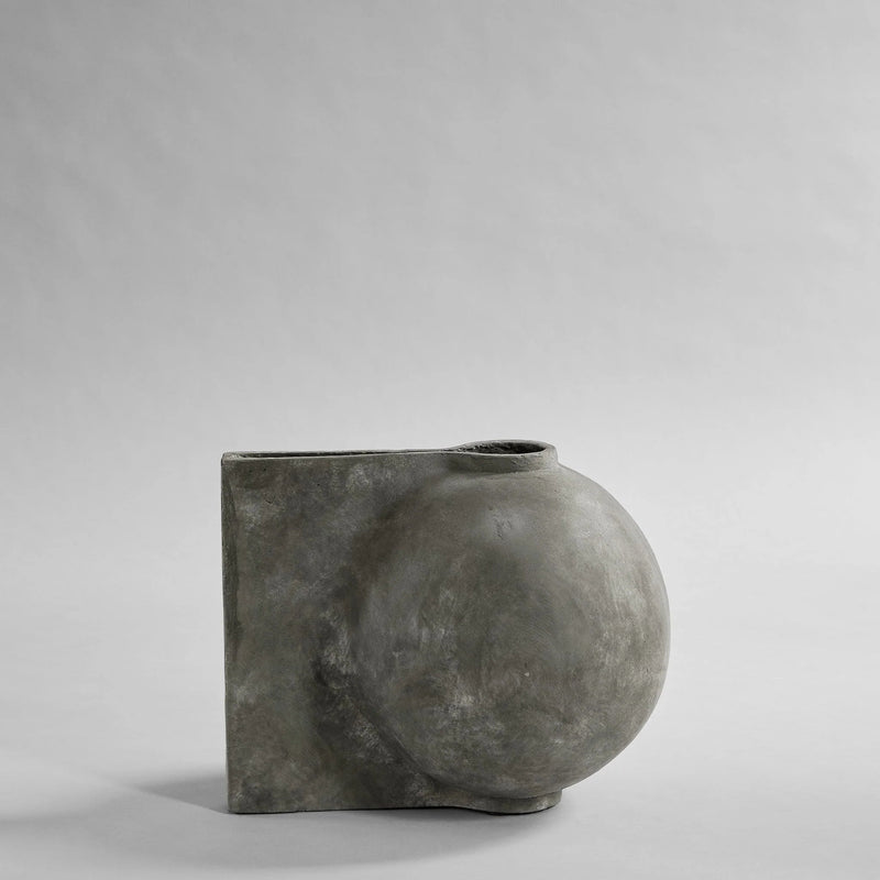 Offset Vase - 101 Copenhagen Vases - Mini - Dark Grey - HORNE