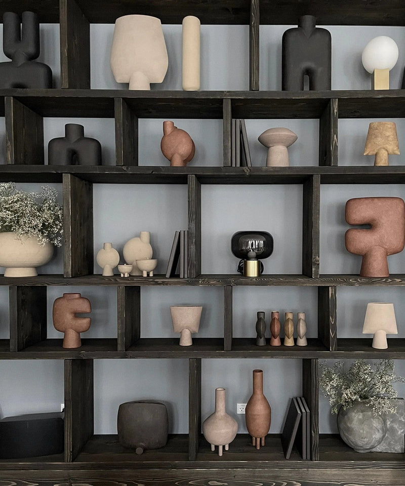 Offset Vase - 101 Copenhagen Vases - Mini - Dark Grey - HORNE