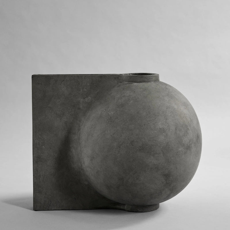 Offset Vase - 101 Copenhagen Vases - Mini - Dark Grey - HORNE
