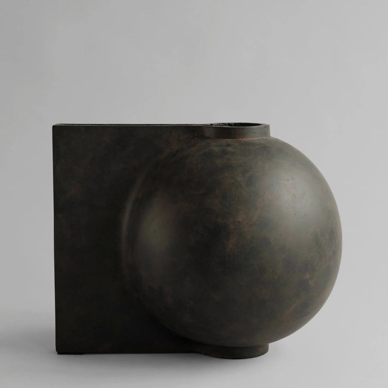 Offset Vase - 101 Copenhagen Vases - Mini - Dark Grey - HORNE