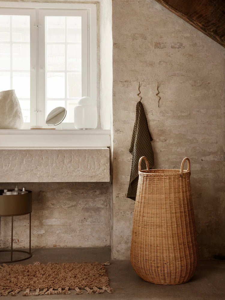 Organic Bath Towel - Ferm Living Kitchen & Dining - Off - White - HORNE