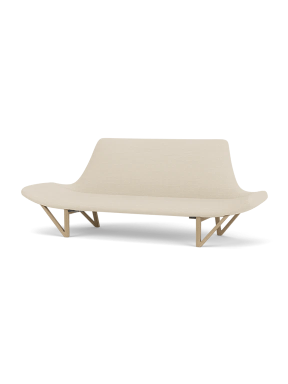 Pagode Sofa - Audo Copenhagen Sofas - Natural Oak - Hallingdal 65 Fabric - 0200 - HORNE