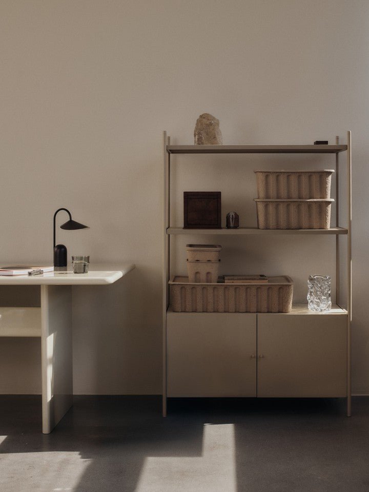 Paper Pulp Box - Extra Large - Ferm Living Storage + Organization - Brown - HORNE