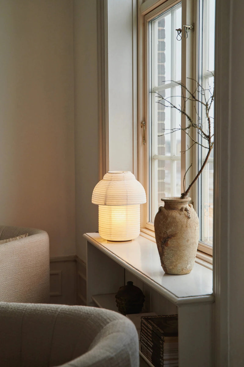 Papier Double Table Lamp - Made by Hand Pendants - HORNE