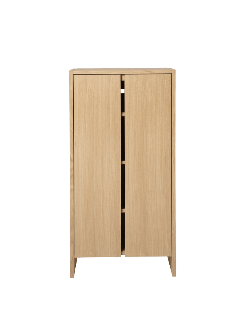 Parcel Hallway Cabinet - H110 - Ferm Living Storage + Organization - Dark Stained Oak - HORNE