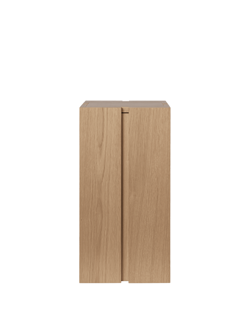 Parcel Pedestal - H60 - Natural - Ferm Living Tables + Desks - HORNE