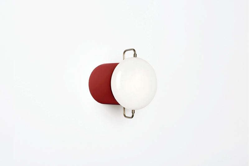 Park I Wall Light - Workstead - Wall Sconces - Black Enamel - Brushed Nickel - HORNE