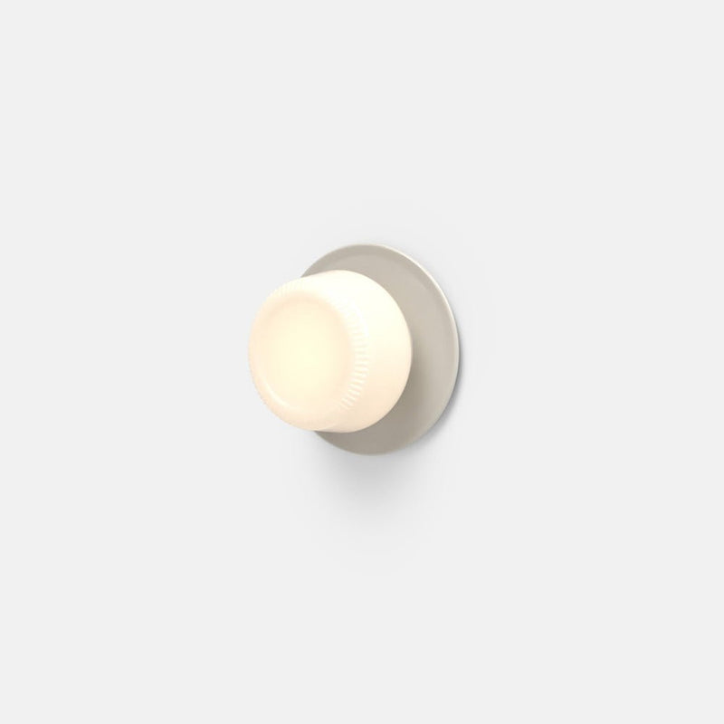 Pastille 1 Disc - Ribbed - RBW Lighting - Matte White - 2700K (warm white) - IP 20 - HORNE