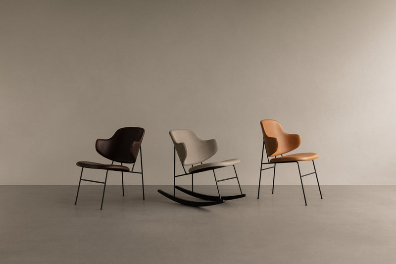 Penguin Rocking Chair - Fully Upholstered - Audo Copenhagen - Chairs - Dakar 0842 - HORNE