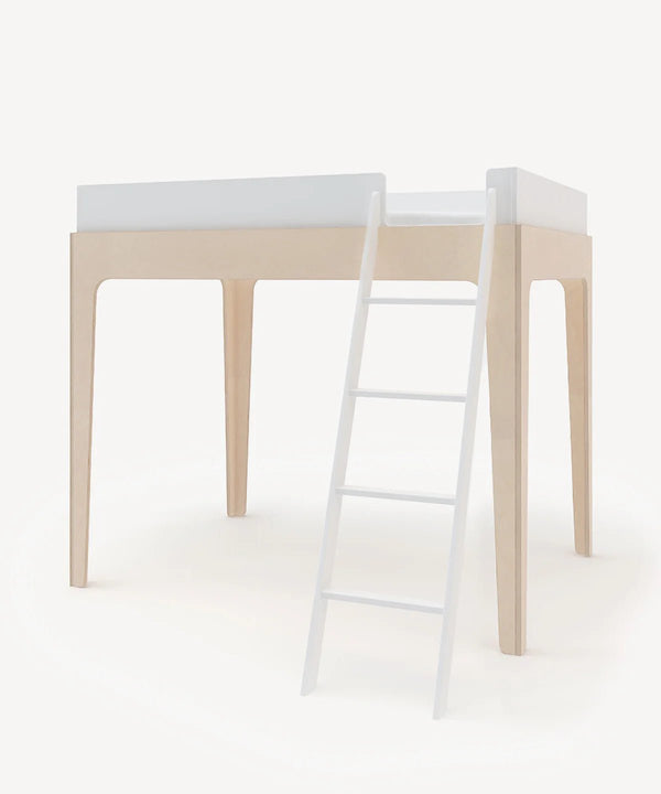 Perch Full Loft Bed - Oeuf Kids + Baby - White/Birch - HORNE