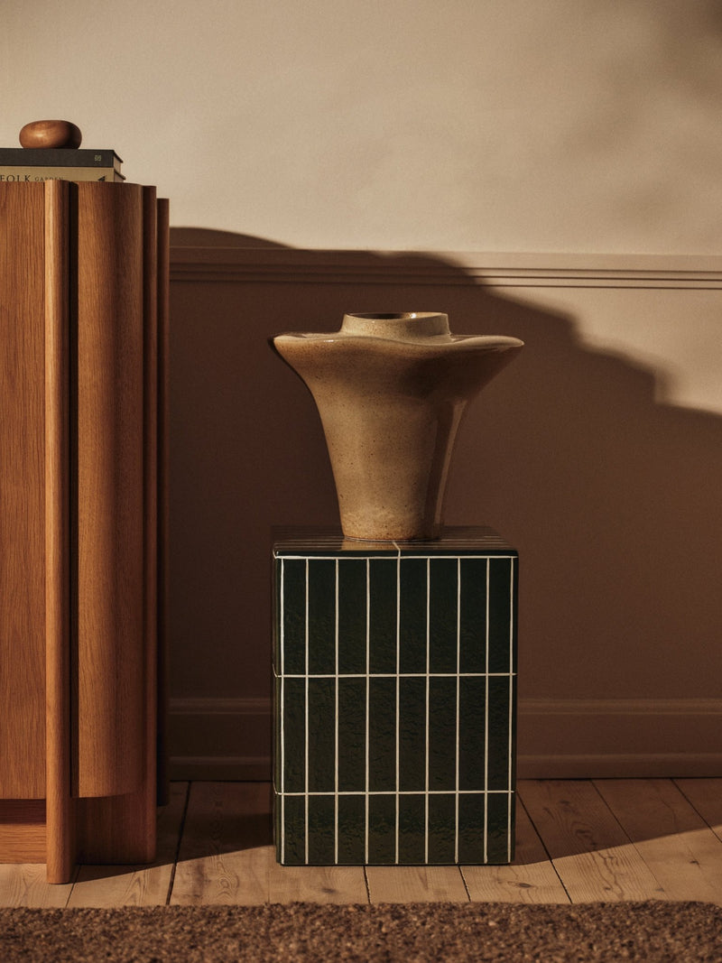 Pillar Side Table - Ferm Living Tables + Desks - Brown - HORNE