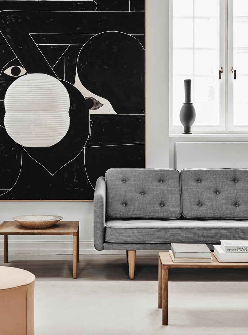 Piloti Coffee Table - Model 6715 - Fredericia - Tables - Short - 13.8