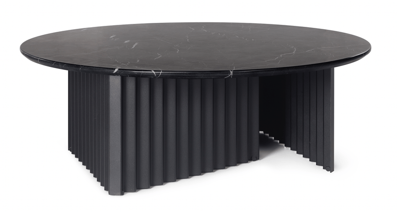 Plec Round Coffee Table - Large - RS Barcelona - Tables + Desks - Green Steel - HORNE