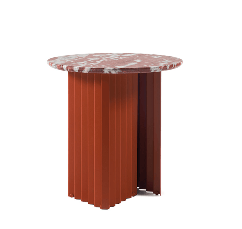 Plec Round Coffee Table - Small - RS Barcelona - Tables + Desks - White Steel - HORNE