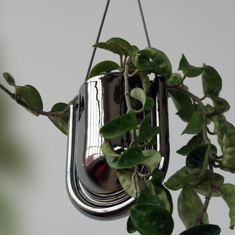 Portico Planter - Chrome - Misewell Pots & Planters - Chrome - HORNE