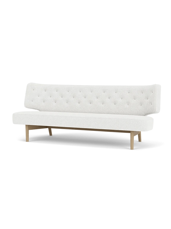 Radiohus Sofa - 2 Seater - Audo Copenhagen Sofas - Natural Oak - Dakar Leather - 0250 Cognac - HORNE