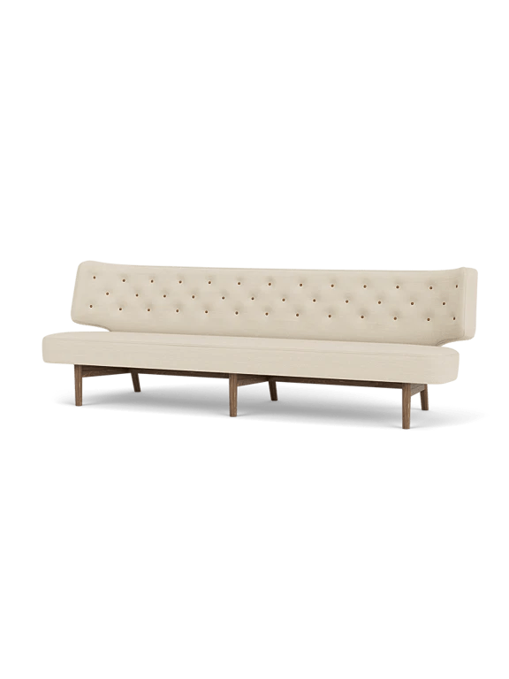 Radiohus Sofa - 3 Seater - Audo Copenhagen Sofas - Natural Oak - Dakar Leather - 0250 Cognac - HORNE
