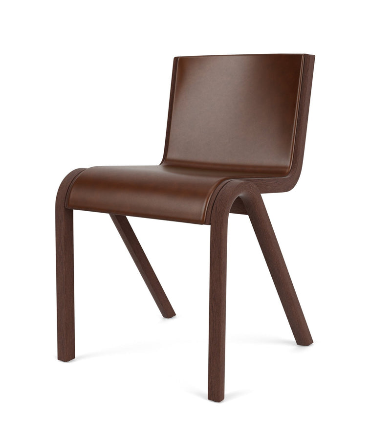Ready Dining Chair - Fully Upholstered - Audo Copenhagen - Chairs - Natural Oak - Boucle 02 - HORNE