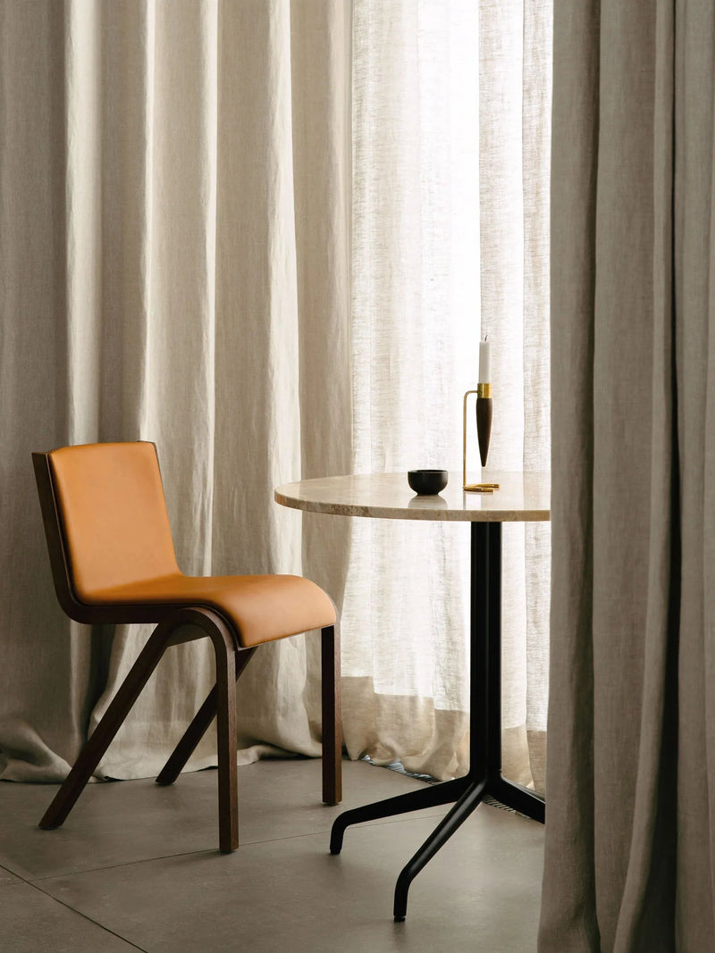 Ready Dining Chair - Fully Upholstered - Audo Copenhagen - Chairs - Natural Oak - Boucle 02 - HORNE