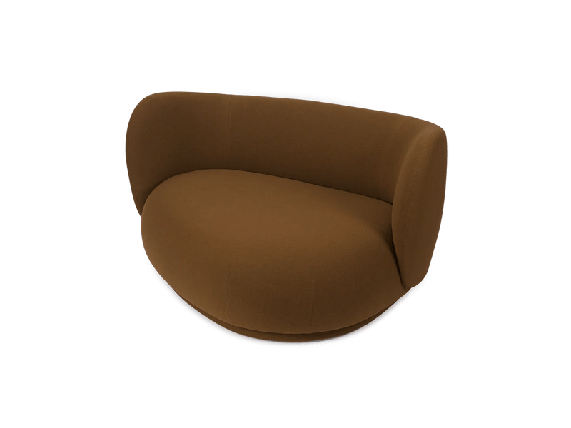 Rico Curve Right - Ferm Living Sofas - Bouclé - Off - white - HORNE
