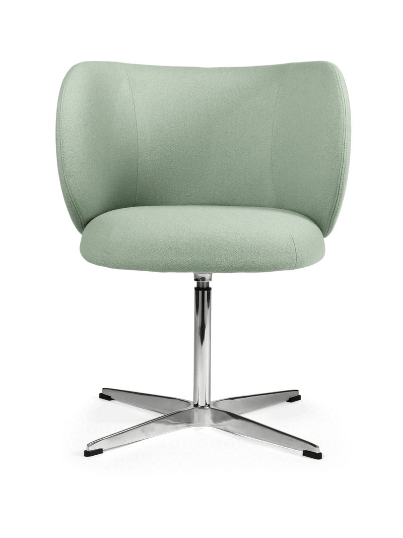 Rico Dining Chair - Swivel - Ferm Living Chairs - Rich Velvet - Soft Brown - HORNE