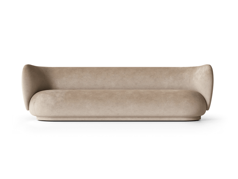 Rico Sofa 4 - Ferm Living Sofas - Bouclé - Off - White - HORNE