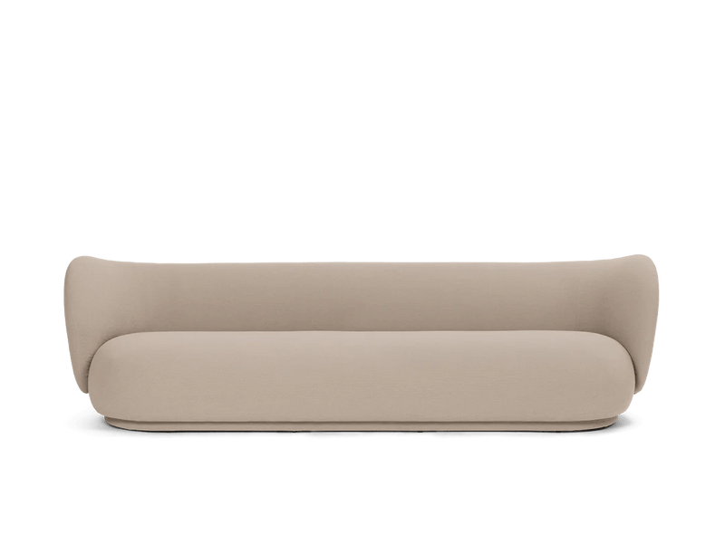 Rico Sofa 4 - Ferm Living Sofas - Bouclé - Off - White - HORNE