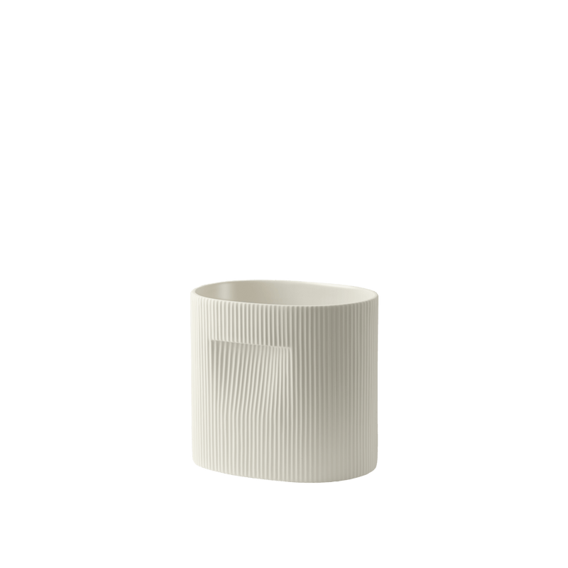 Ridge Planter - Muuto Planters - Small - Beige - HORNE