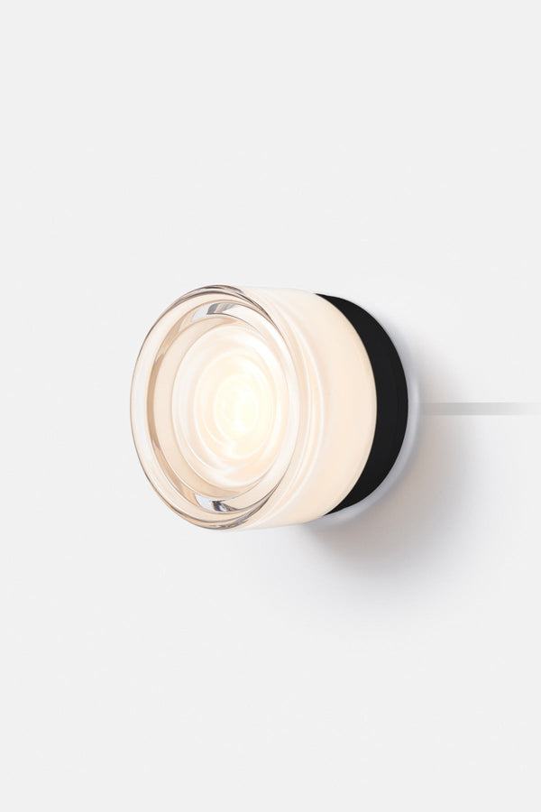 Ripple Corded - Black Anodized - RBW Lighting - White Interior - 2700K (warm white) - Corded Plug - in (Back) / 120V Input - HORNE