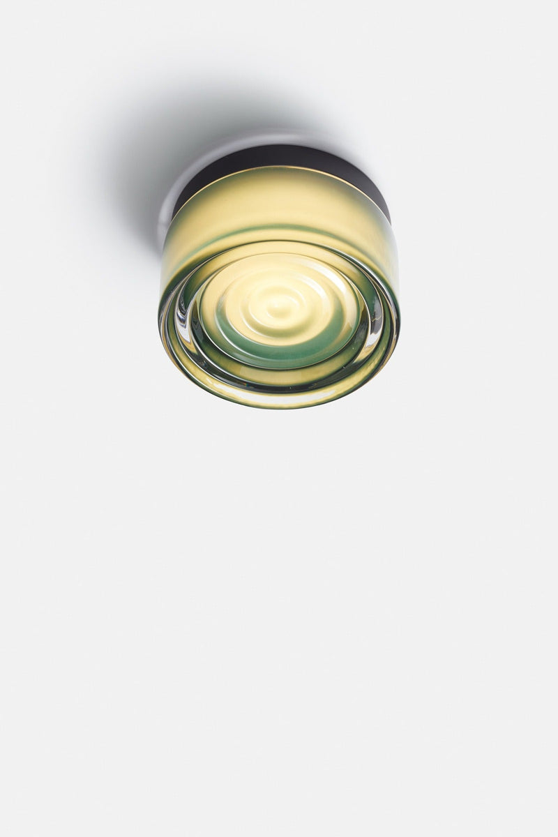 Ripple Flush Mount - RBW Lighting - White Interior - Natural Anodized - 2700K (warm white) - HORNE