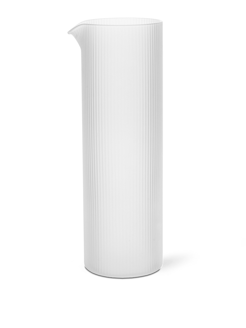 Ripple Water Jug - Ferm Living - Coffee + Tea - Clear - HORNE