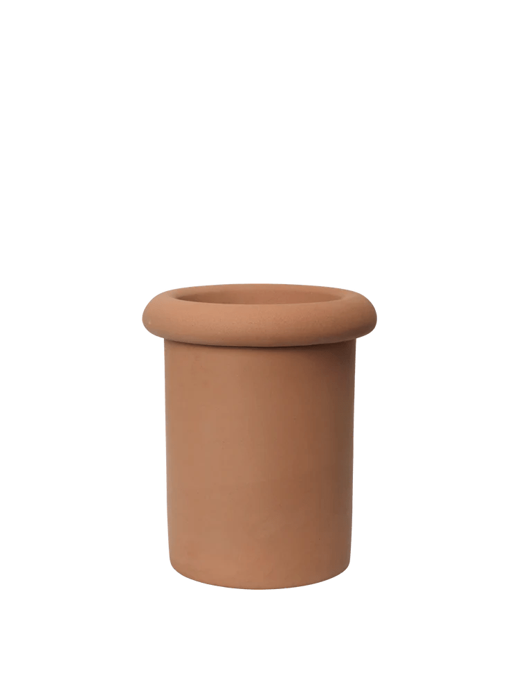 Rollo Pot - Ferm Living Planters - Small - Moss Green - HORNE