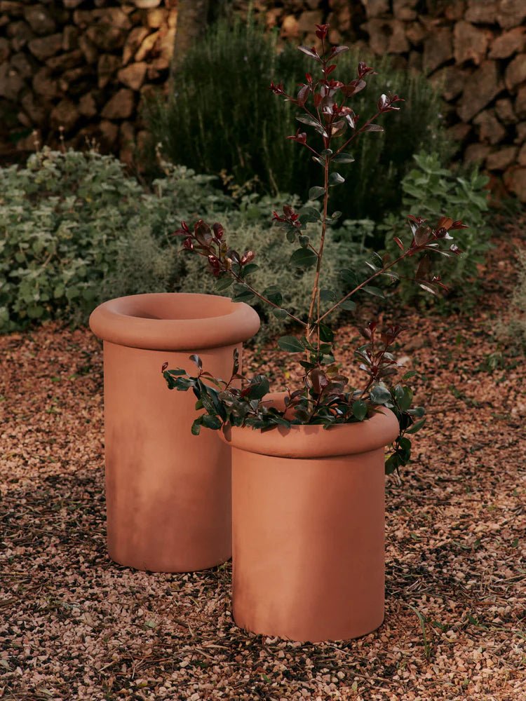 Rollo Pot - Ferm Living Planters - Small - Moss Green - HORNE