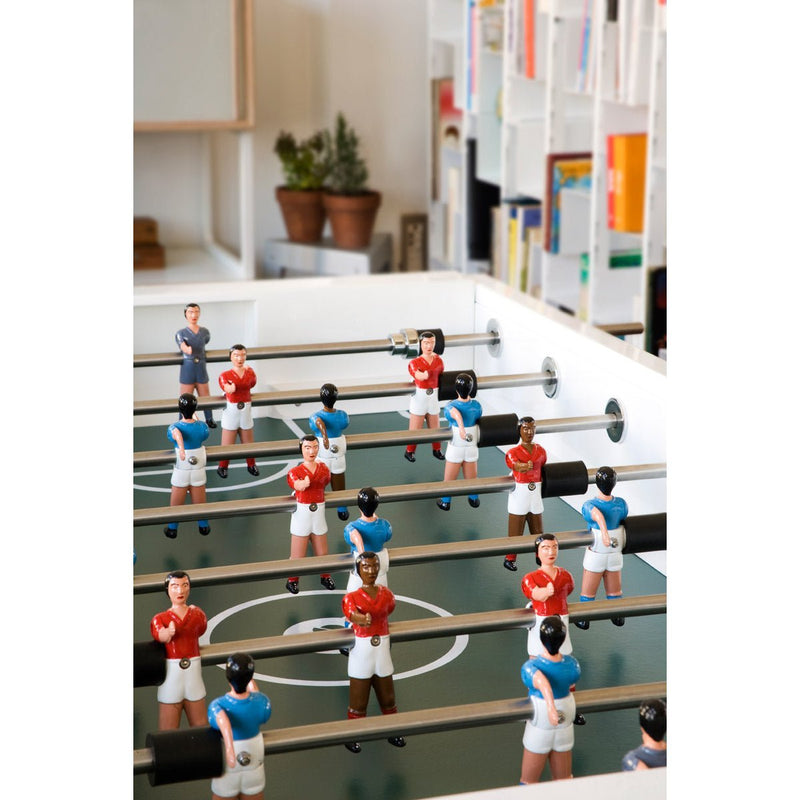 RS3 Indoor Foosball Table - Iroko Wood Legs - Black