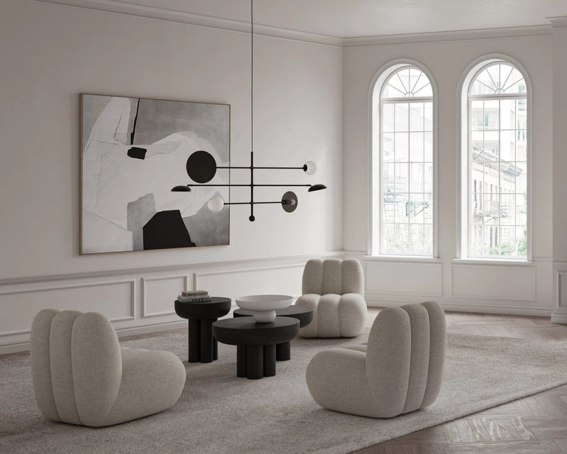 Sahn Chandelier - 101 Copenhagen Lighting - Bronze - HORNE