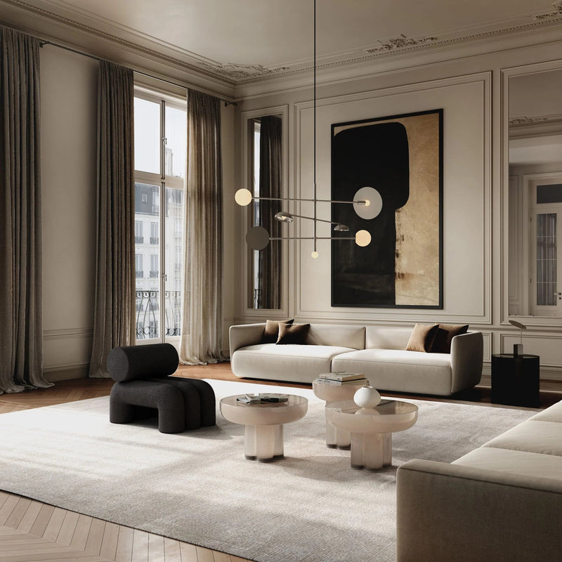 Sahn Chandelier - 101 Copenhagen Lighting - Bronze - HORNE