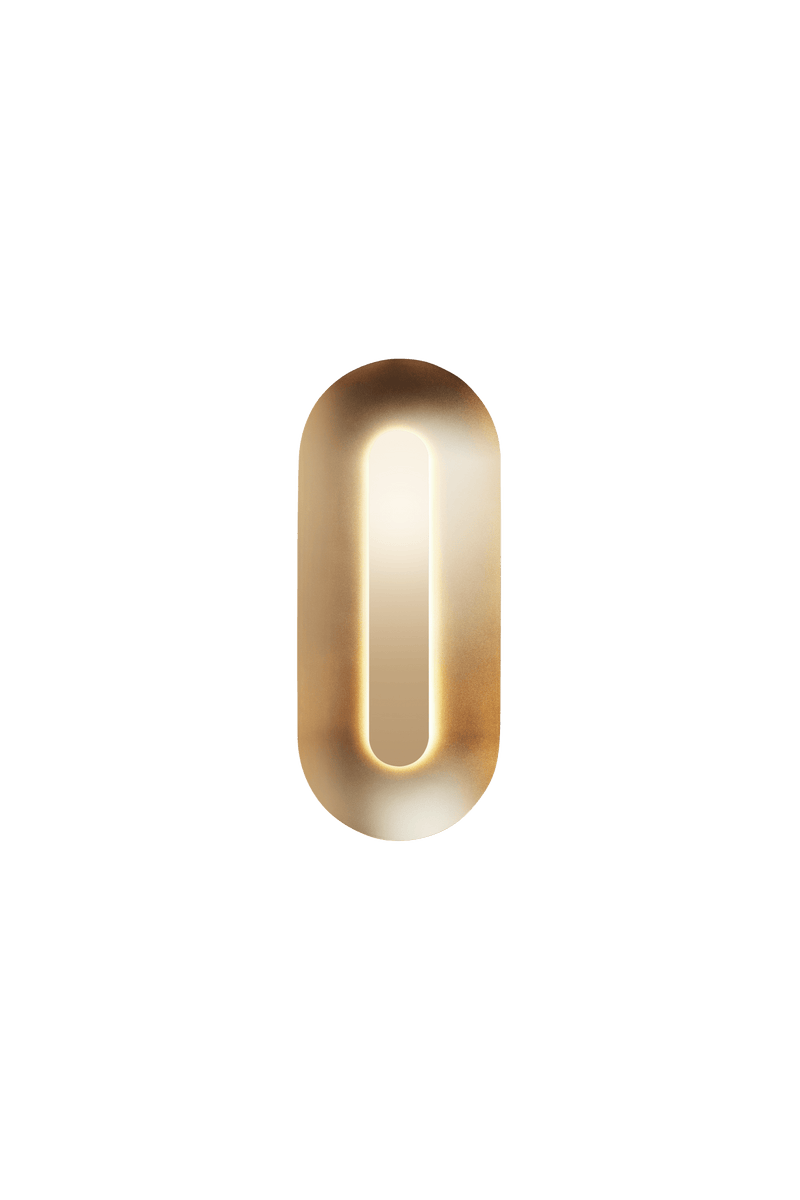 Sasi Wall Lamp - Nuura Sconces - Small - Brass - HORNE