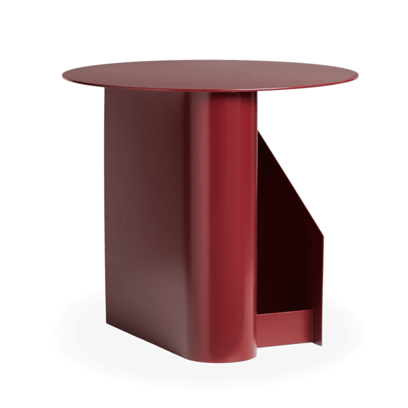 Sentrum Side Table - Woud - Outdoor Furniture - Burnt Orange - HORNE