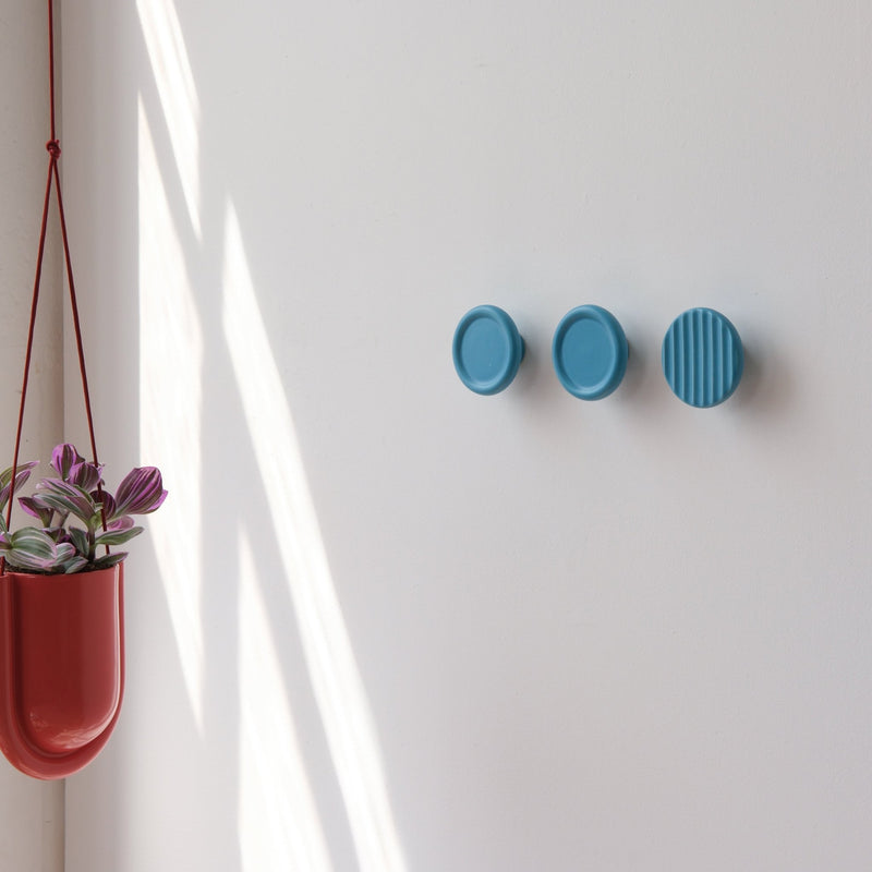 Sequence coat hook - Fluted - Misewell modern furniture - Lemon Fog - HORNE