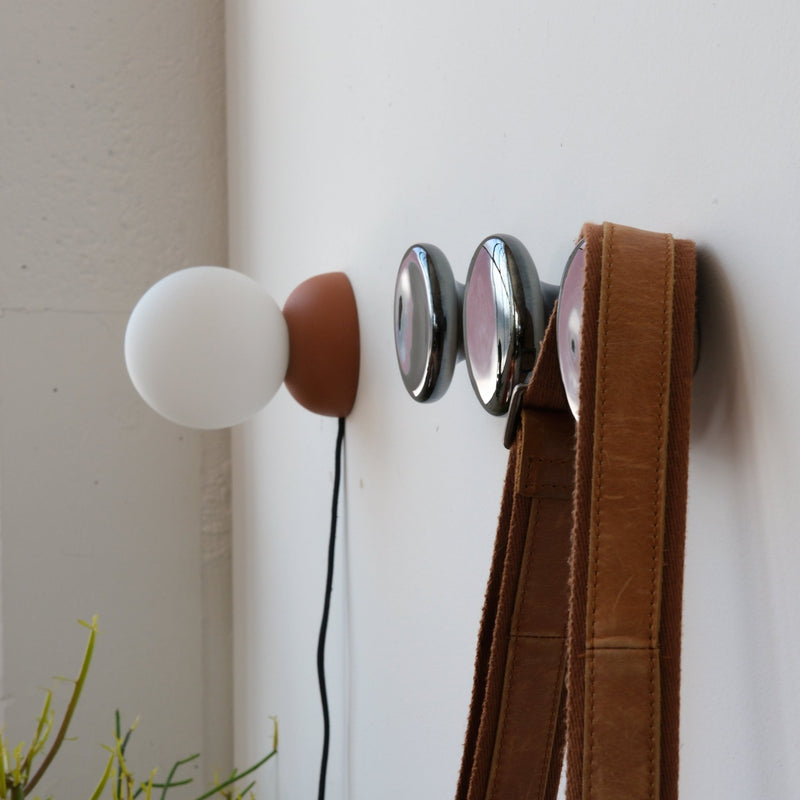 Sequence coat hook - Mercury - Misewell modern furniture - Chrome - HORNE